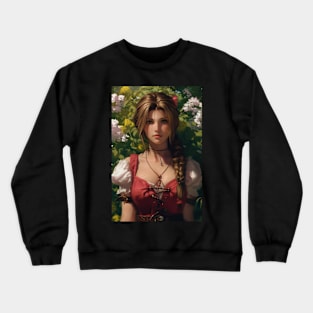 FF7 Rebirth Aerith Gainsborough Crewneck Sweatshirt